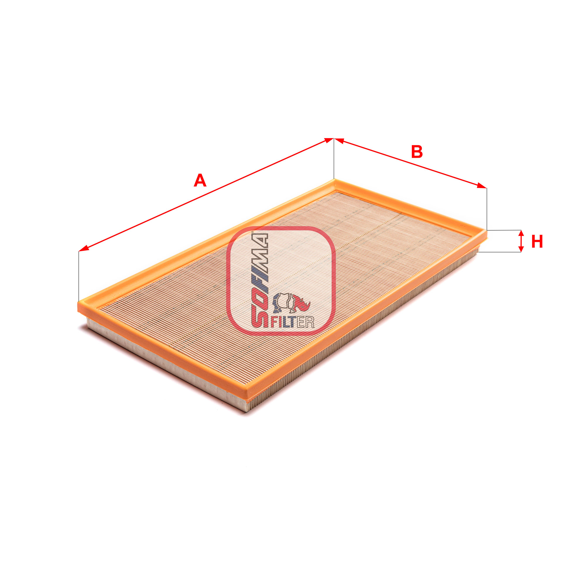 SOFIMA S 3A67 A Air Filter for MERCEDES-BENZ