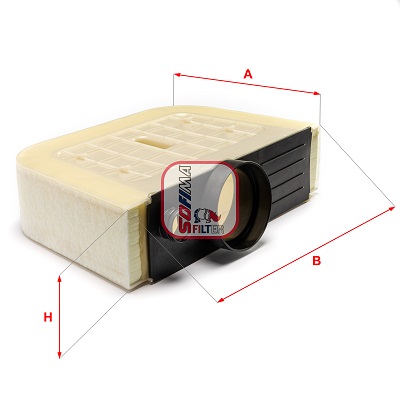 SOFIMA S 3B15 A Air Filter for AUDI VW
