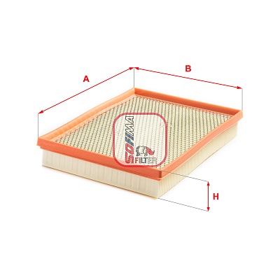 SOFIMA S 3C37 A Air Filter for FORD
