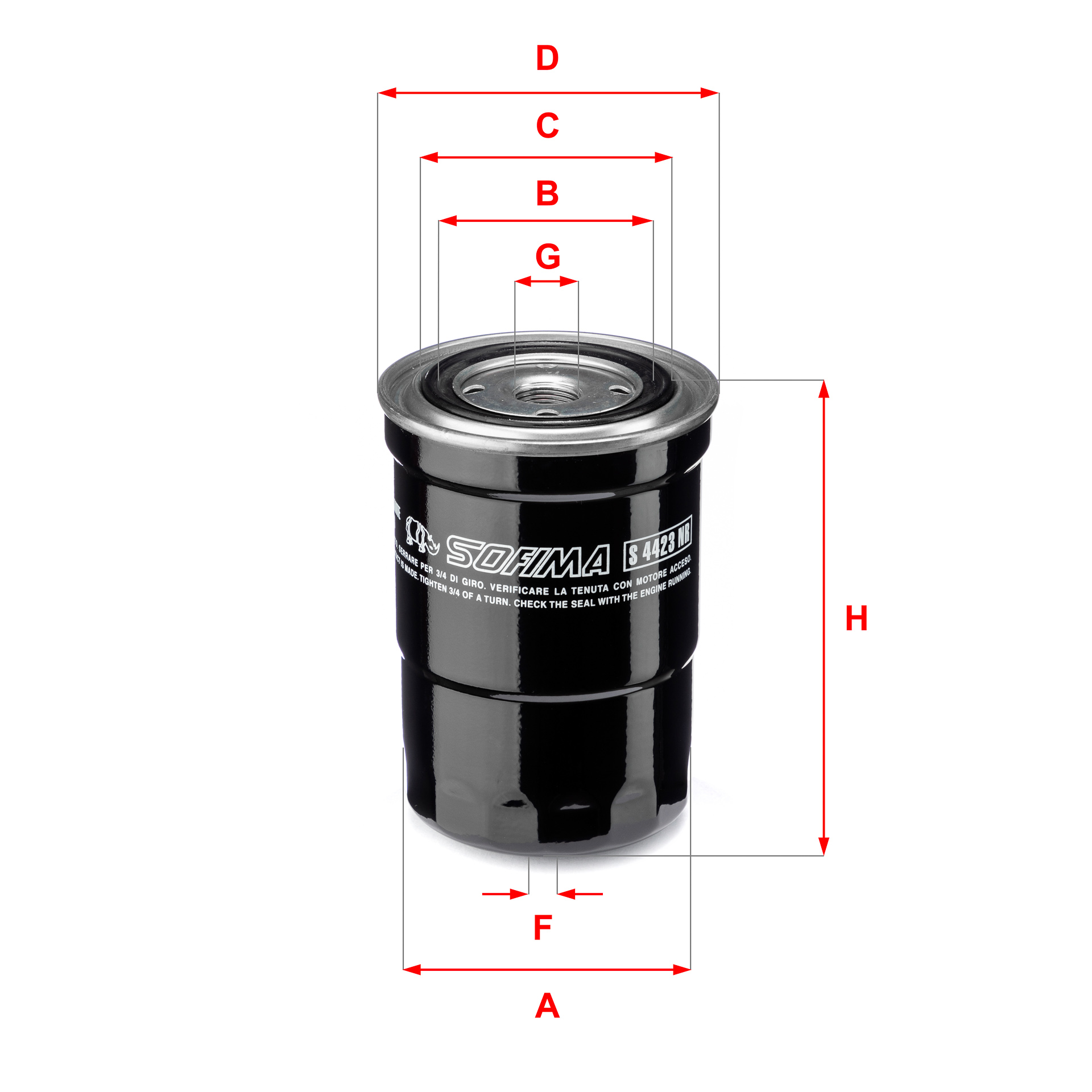 VIC FC332 F/FILTER    PAJERO    3200cc