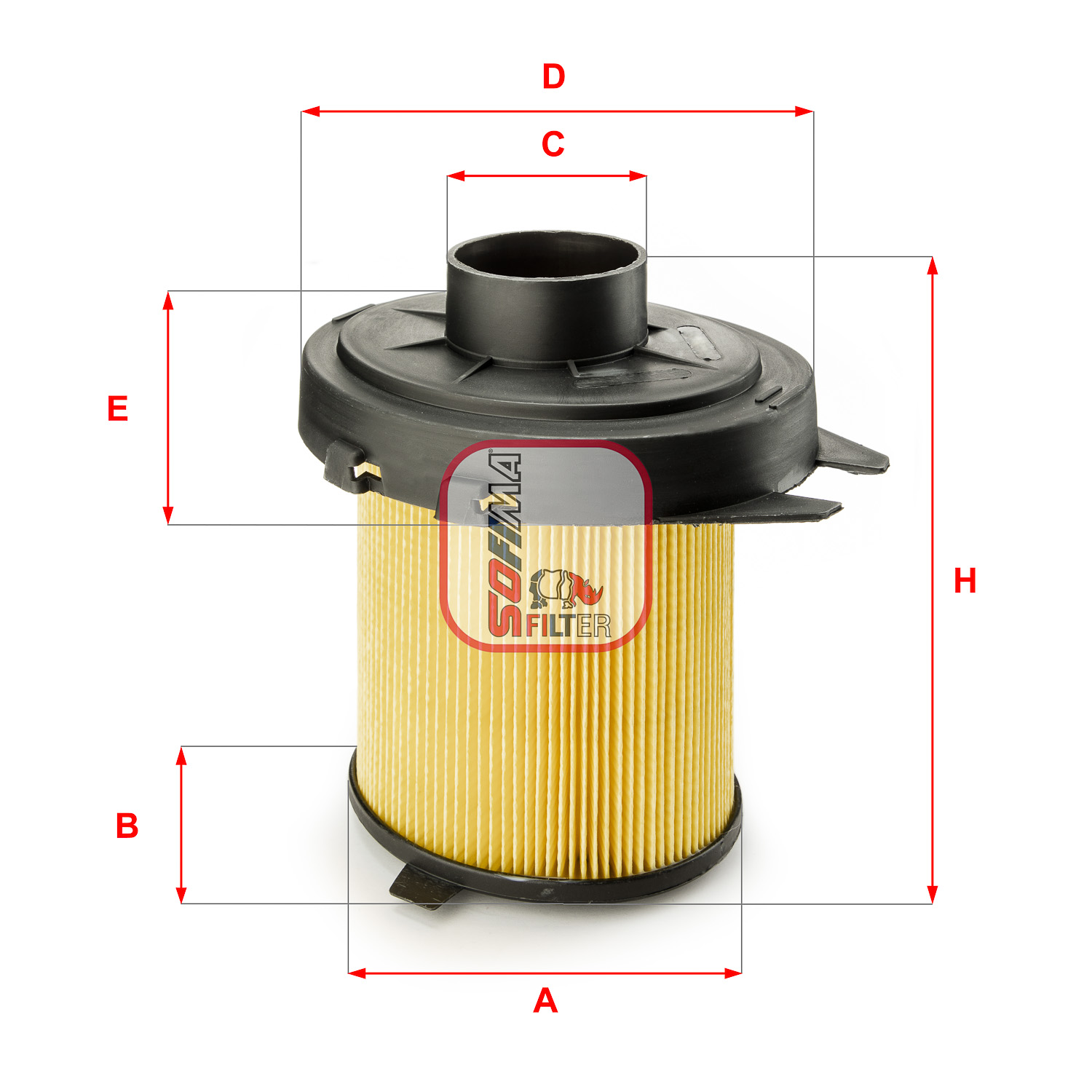 SOFIMA S 4580 A Air Filter for CITROËN PEUGEOT TALBOT