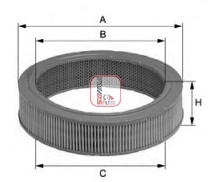 SOFIMA S 7581 A Air Filter for MITSUBISHI