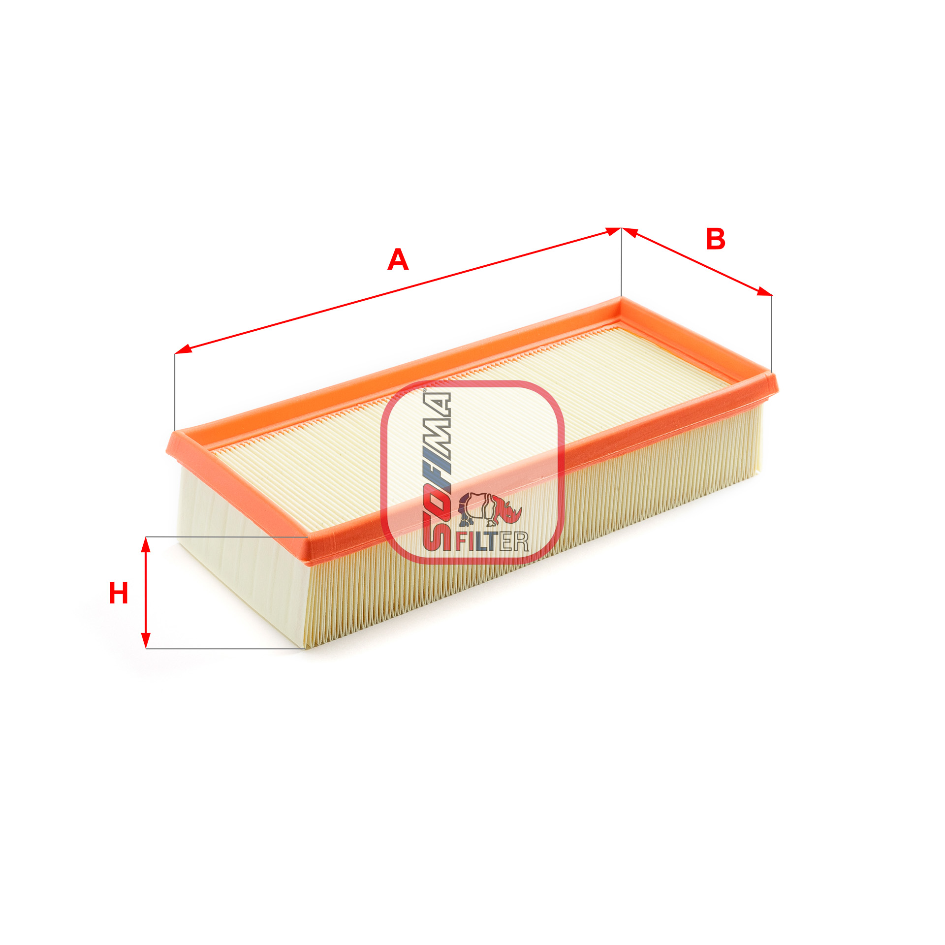 SOFIMA S 6820 A Air Filter for RENAULT