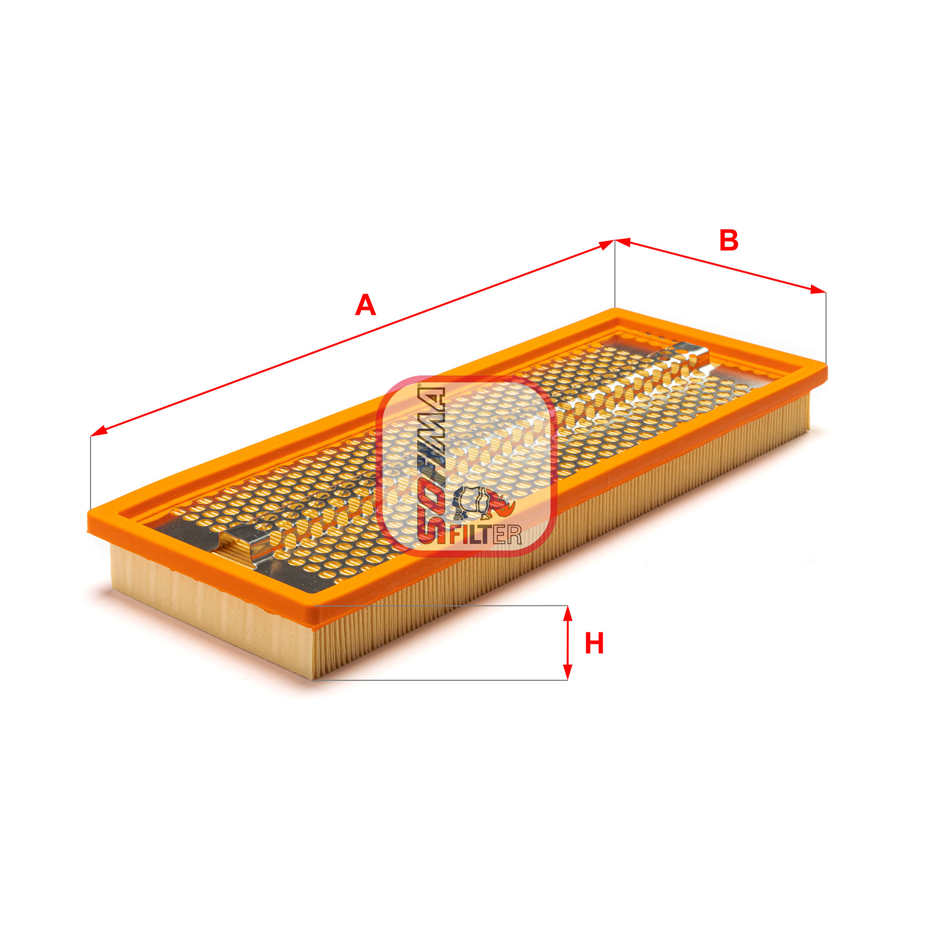 SOFIMA S 7540 A Air Filter for FIAT LANCIA