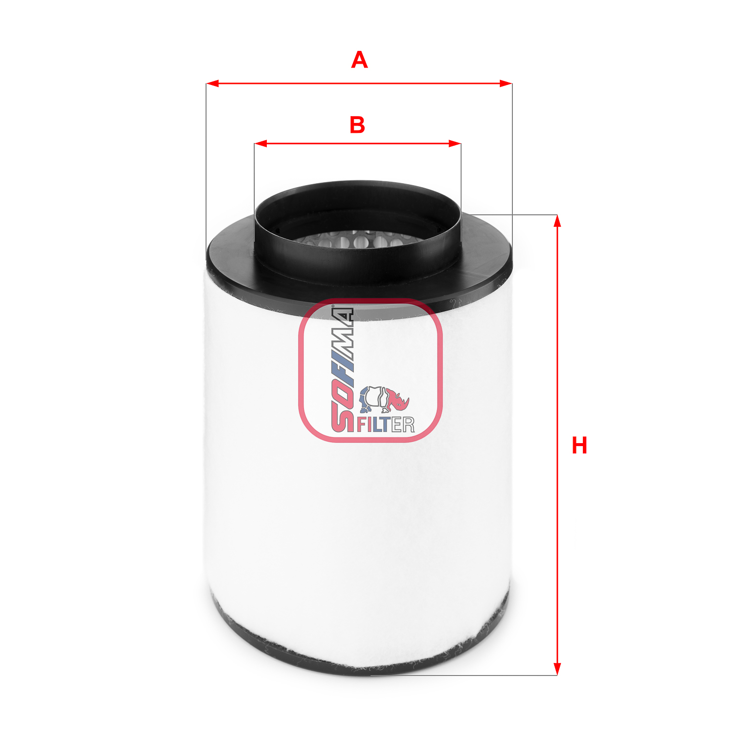 SOFIMA S 7B54 A Air Filter for AUDI