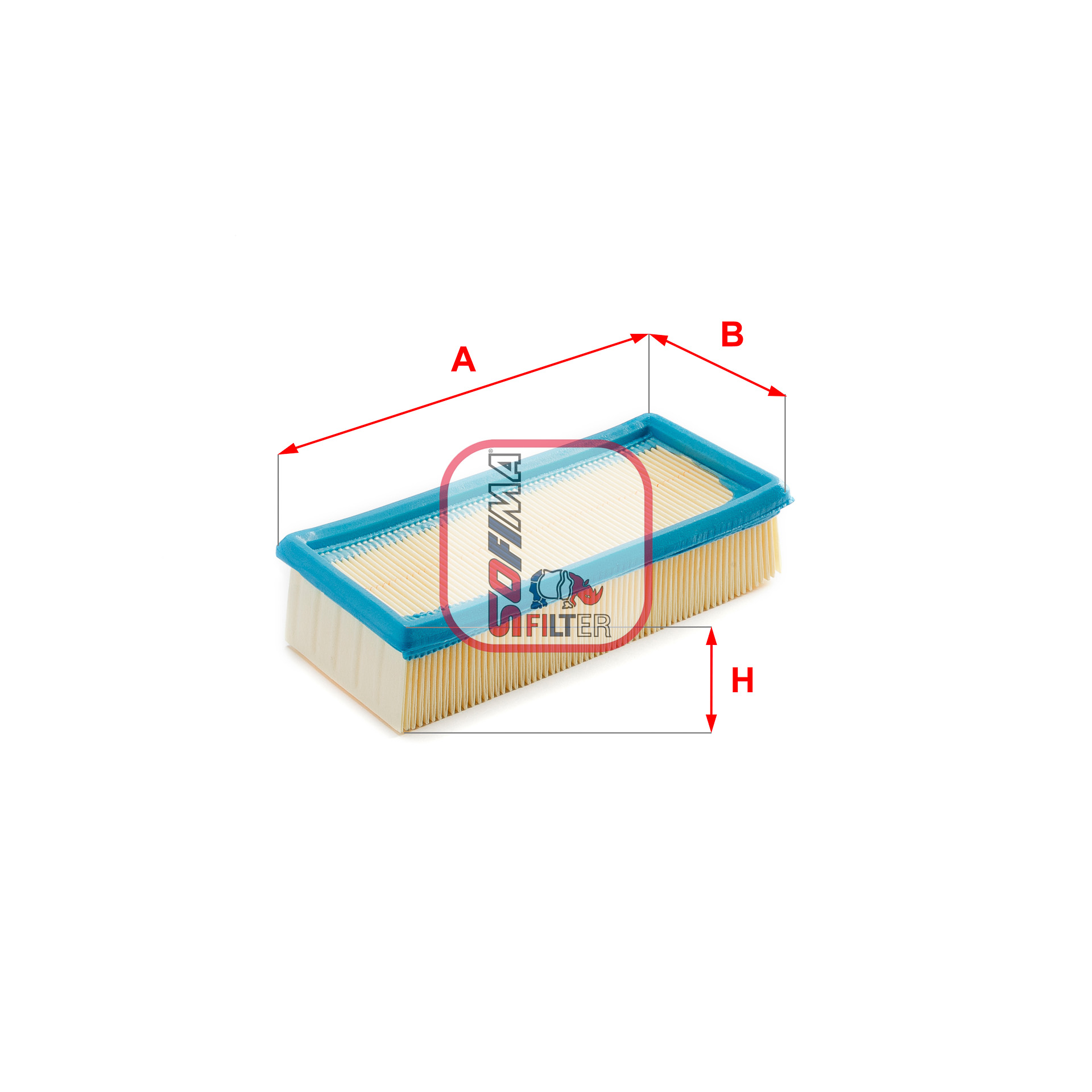 SOFIMA S 8710 A Air Filter for ARO VW