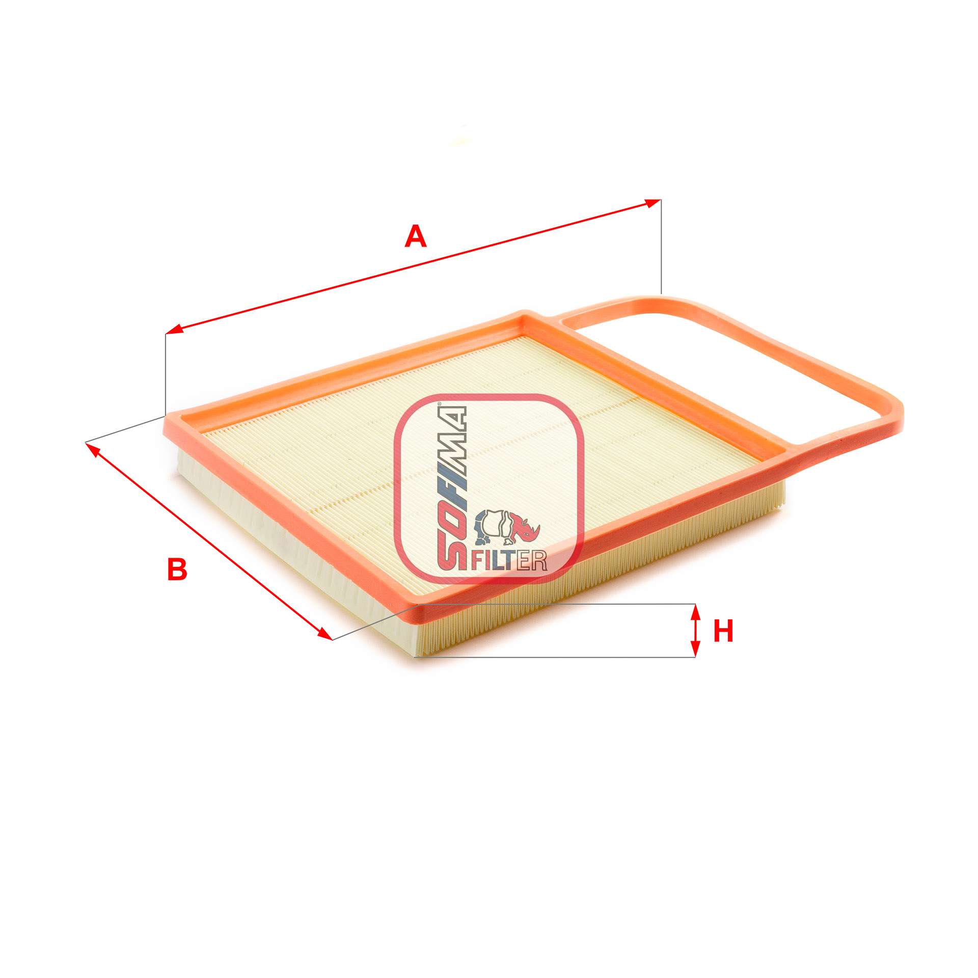 SOFIMA S 8802 A Air Filter for SKODA VW