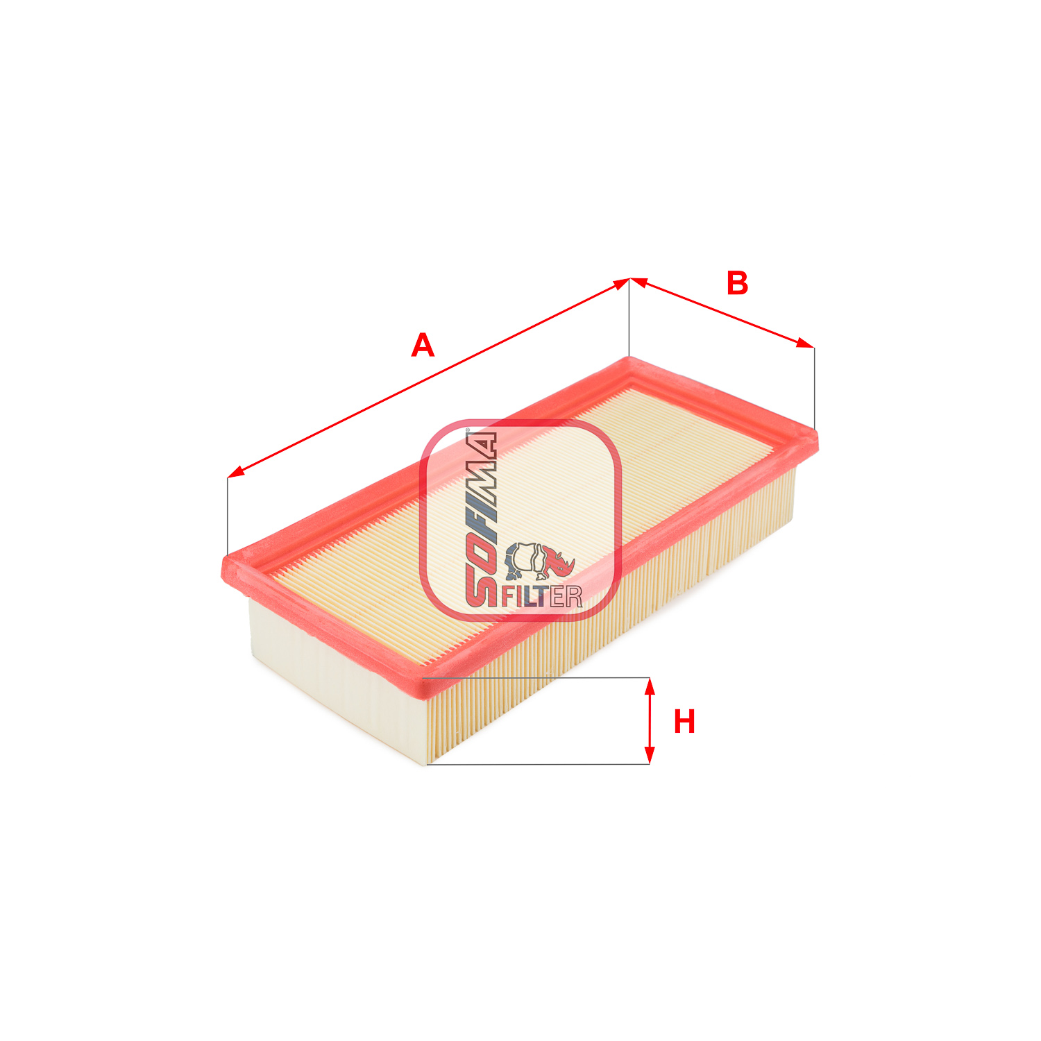 SOFIMA S 9012 A Air Filter for FIAT LANCIA