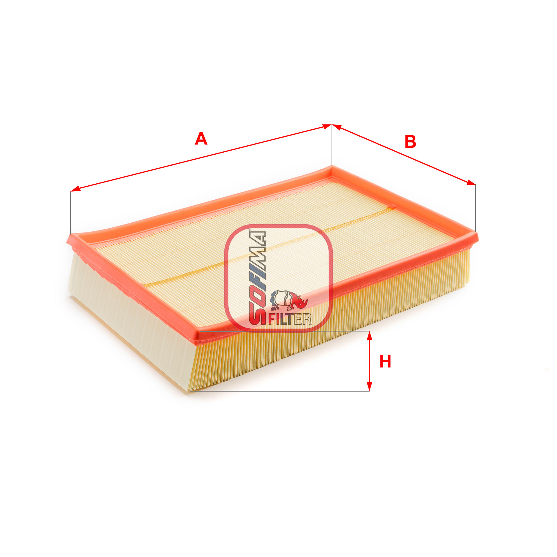 SOFIMA S 9702 A Air Filter for VOLVO