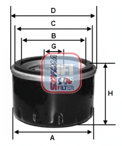 SOFIMA S 9910 R Oil Filter for AUSTIN OPEL VAUXHALL