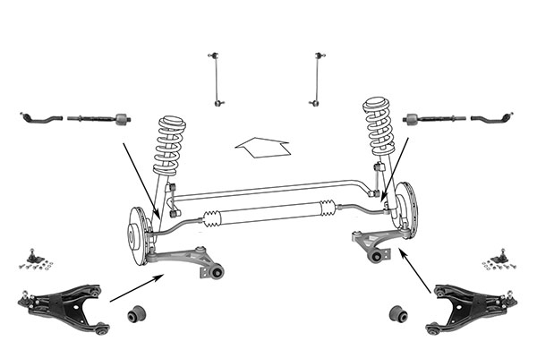 MEYLE WG0854700 Wheel Suspension Front Axle for DACIA