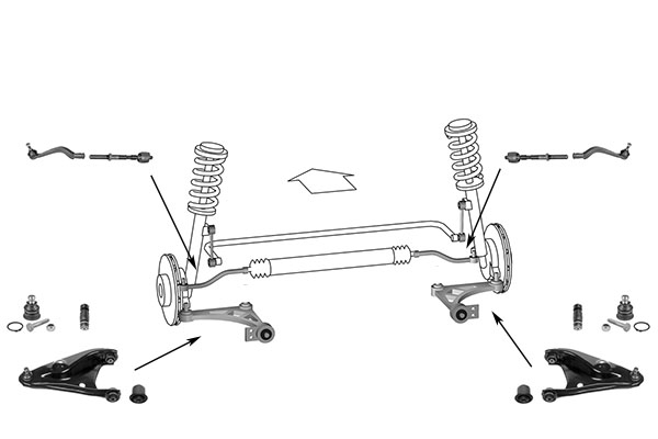 MEYLE WG0804200 Wheel Suspension Front Axle for DACIA