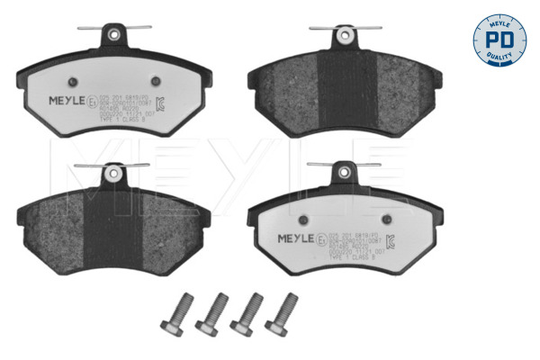 MEYLE 025 201 6819/PD MEYLE-PD: Advanced performance and design. Bremsbelagsatz, Scheibenbremse