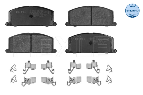 MEYLE 025 208 7015 MEYLE-ORIGINAL: True to OE. Bremsbelagsatz, Scheibenbremse