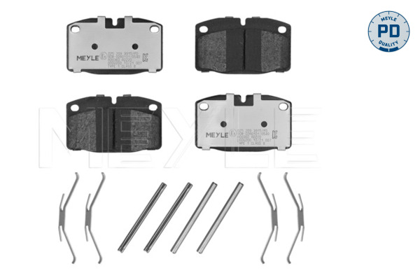 MEYLE 025 209 3915/PD MEYLE-PD: Advanced performance and design. Bremsbelagsatz, Scheibenbremse