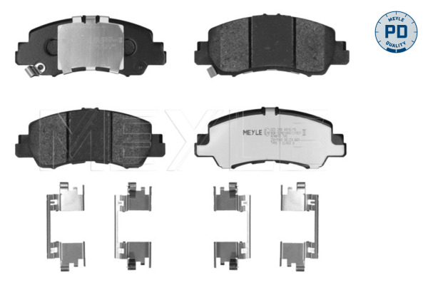 MEYLE 025 209 4916/PD MEYLE-PD: Advanced performance and design. Bremsbelagsatz, Scheibenbremse