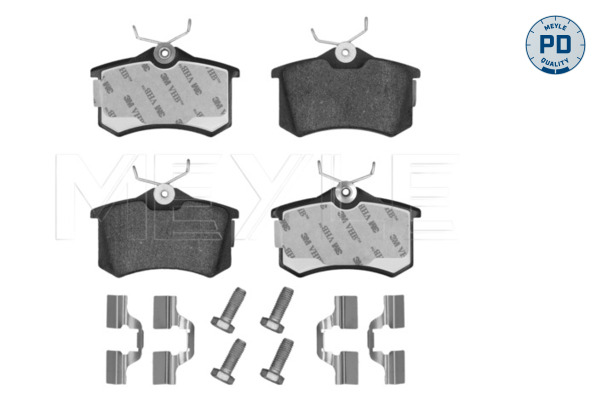 MEYLE 025 209 6115/PD MEYLE-PD: Advanced performance and design. Bremsbelagsatz, Scheibenbremse