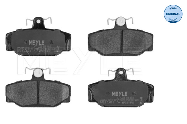 MEYLE 025 213 8513 MEYLE-ORIGINAL: True to OE. Bremsbelagsatz, Scheibenbremse