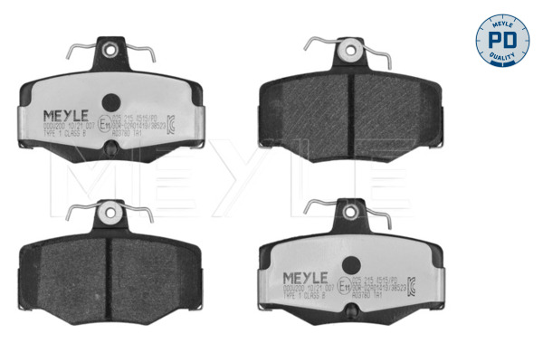 MEYLE 025 215 4515/PD MEYLE-PD: Advanced performance and design. Bremsbelagsatz, Scheibenbremse