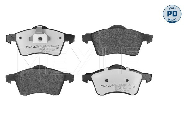 MEYLE 025 218 8319/PD MEYLE-PD: Advanced performance and design. Bremsbelagsatz, Scheibenbremse