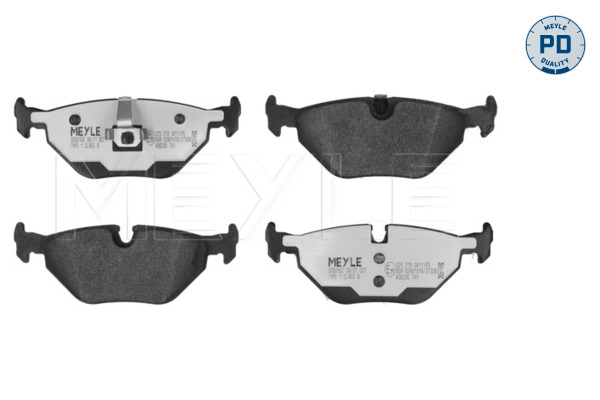 MEYLE 025 219 3417/PD MEYLE-PD: Advanced performance and design. Bremsbelagsatz, Scheibenbremse