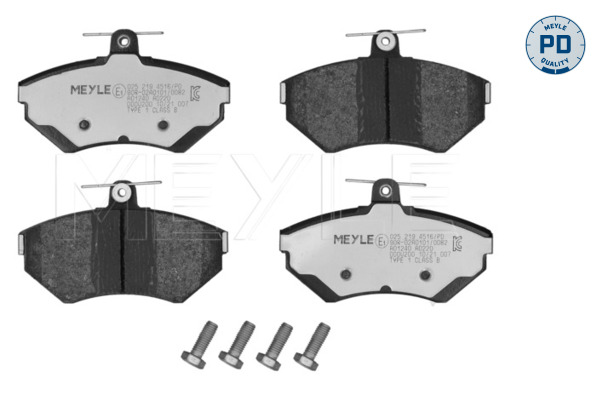 MEYLE 025 219 4516/PD MEYLE-PD: Advanced performance and design. Bremsbelagsatz, Scheibenbremse