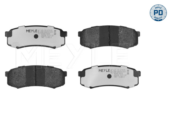 MEYLE 025 219 4715/PD MEYLE-PD: Advanced performance and design. Bremsbelagsatz, Scheibenbremse