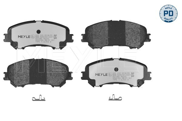 MEYLE 025 220 6518/PD MEYLE-PD: Advanced performance and design. Bremsbelagsatz, Scheibenbremse