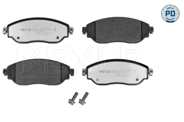 MEYLE 025 220 8718/PD MEYLE-PD: Advanced performance and design. Bremsbelagsatz, Scheibenbremse
