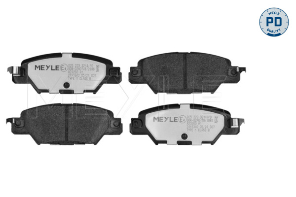 MEYLE 025 223 3214/PD MEYLE-PD: Advanced performance and design. Bremsbelagsatz, Scheibenbremse