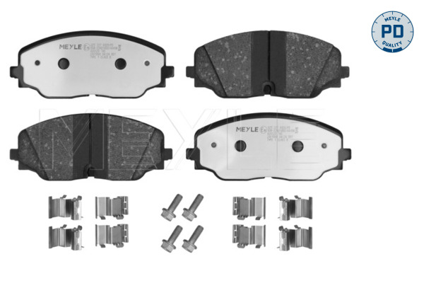 MEYLE 025 227 6920/PD MEYLE-PD: Advanced performance and design. Bremsbelagsatz, Scheibenbremse