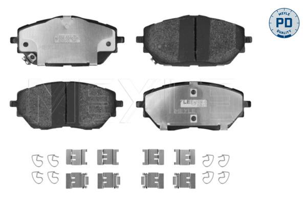 MEYLE 025 227 8218/PD MEYLE-PD: Advanced performance and design. Bremsbelagsatz, Scheibenbremse
