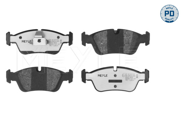 MEYLE 025 232 8717/PD MEYLE-PD: Advanced performance and design. Bremsbelagsatz, Scheibenbremse
