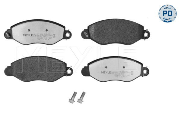 MEYLE 025 234 3418/PD MEYLE-PD: Advanced performance and design. Bremsbelagsatz, Scheibenbremse