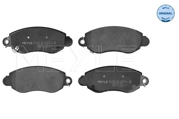 MEYLE 025 235 7718/W MEYLE-ORIGINAL: True to OE. Bremsbelagsatz, Scheibenbremse