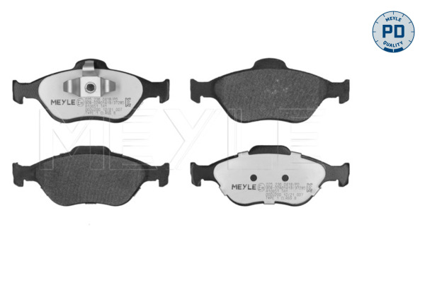 MEYLE 025 236 0418/PD MEYLE-PD: Advanced performance and design. Bremsbelagsatz, Scheibenbremse