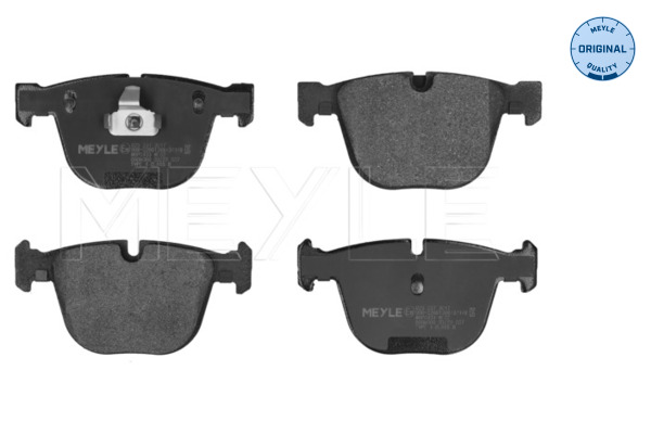MEYLE 025 237 3017 MEYLE-ORIGINAL: True to OE. Bremsbelagsatz, Scheibenbremse
