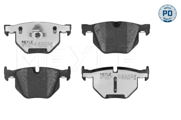MEYLE 025 237 3217/PD MEYLE-PD: Advanced performance and design. Bremsbelagsatz, Scheibenbremse