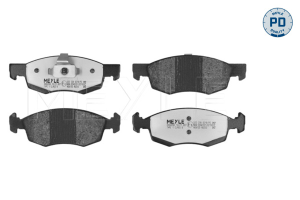 MEYLE 025 238 4218/PD MEYLE-PD: Advanced performance and design. Bremsbelagsatz, Scheibenbremse