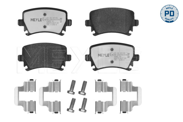 MEYLE 025 239 1417/PD MEYLE-PD: Advanced performance and design. Bremsbelagsatz, Scheibenbremse