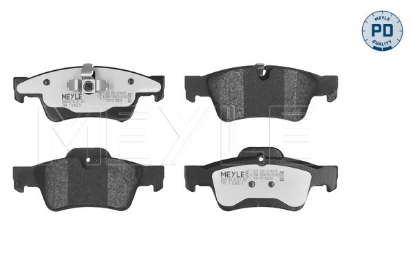 MEYLE 025 239 2318/PD MEYLE-PD: Advanced performance and design. Bremsbelagsatz, Scheibenbremse