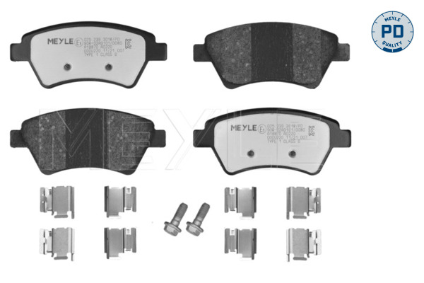 MEYLE 025 239 3018/PD MEYLE-PD: Advanced performance and design. Bremsbelagsatz, Scheibenbremse