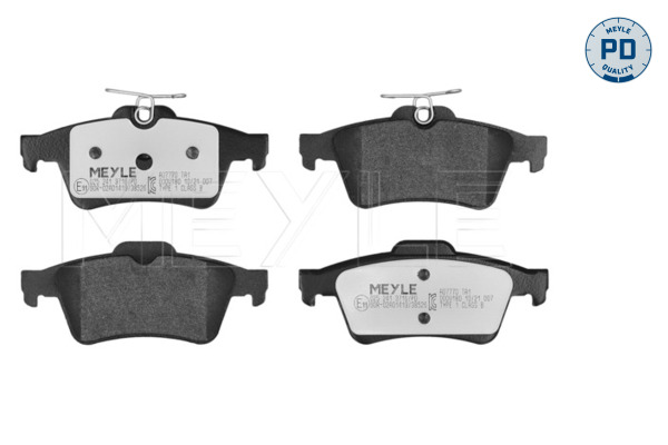 MEYLE 025 241 3716/PD MEYLE-PD: Advanced performance and design. Bremsbelagsatz, Scheibenbremse