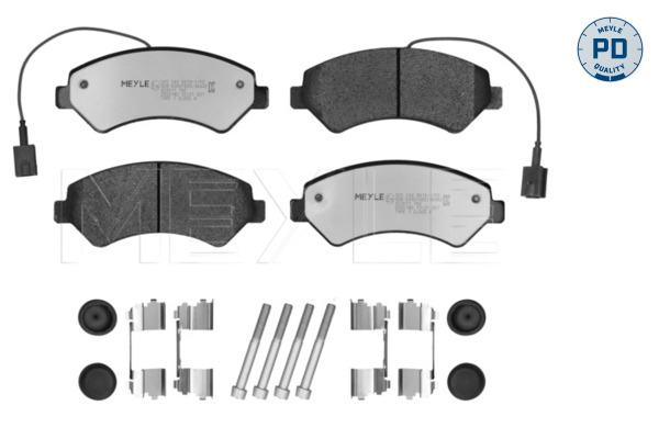MEYLE 025 244 6619-1/PD MEYLE-PD: Advanced performance and design. Bremsbelagsatz, Scheibenbremse