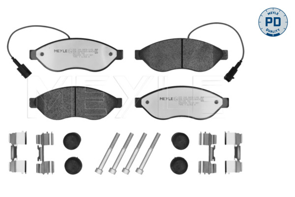 MEYLE 025 244 6819-1/PD MEYLE-PD: Advanced performance and design. Bremsbelagsatz, Scheibenbremse