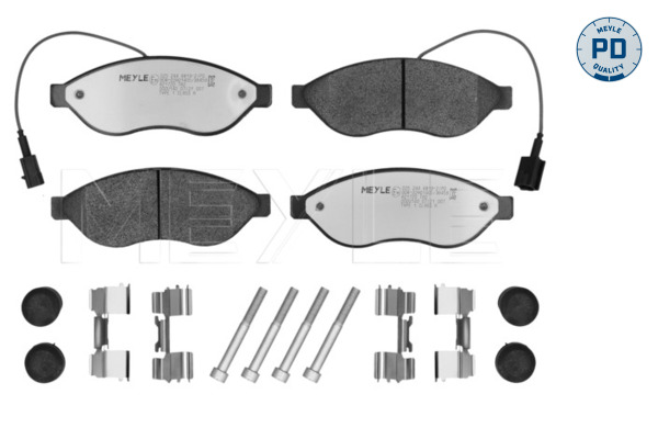 MEYLE 025 244 6819-2/PD MEYLE-PD: Advanced performance and design. Bremsbelagsatz, Scheibenbremse