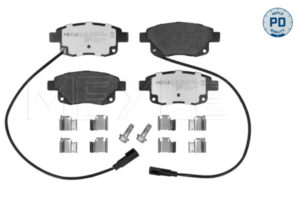 MEYLE 025 244 8617/PD MEYLE-PD: Advanced performance and design. Bremsbelagsatz, Scheibenbremse