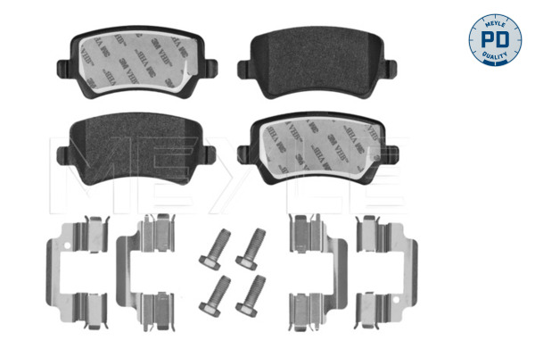 MEYLE 025 244 9618/PD MEYLE-PD: Advanced performance and design. Bremsbelagsatz, Scheibenbremse