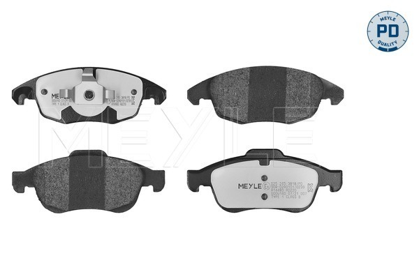 MEYLE 025 245 3818/PD MEYLE-PD: Advanced performance and design. Bremsbelagsatz, Scheibenbremse