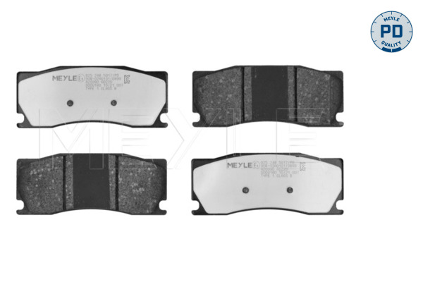 MEYLE 025 248 5017/PD MEYLE-PD: Advanced performance and design. Bremsbelagsatz, Scheibenbremse